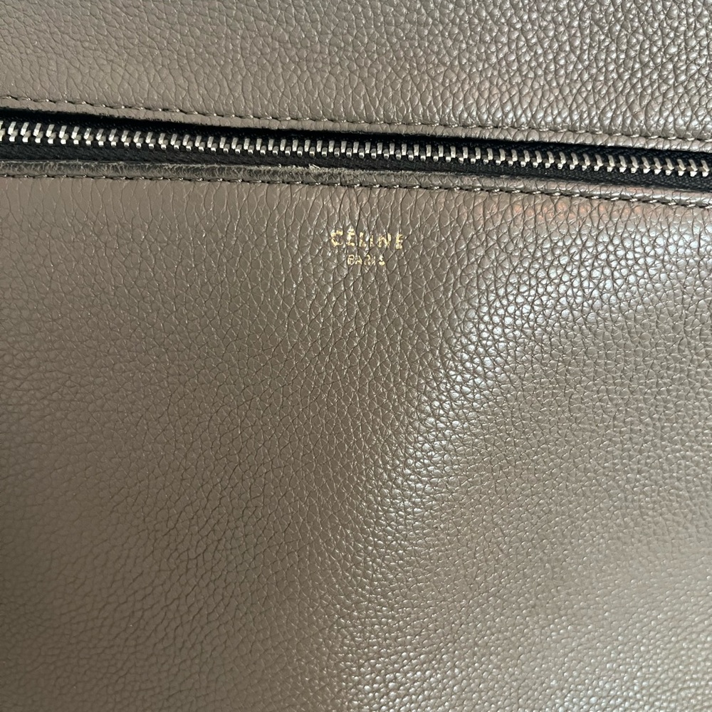 Brown Leather Zip-Top Women’s Clutch Bag - Picture 4 of 6